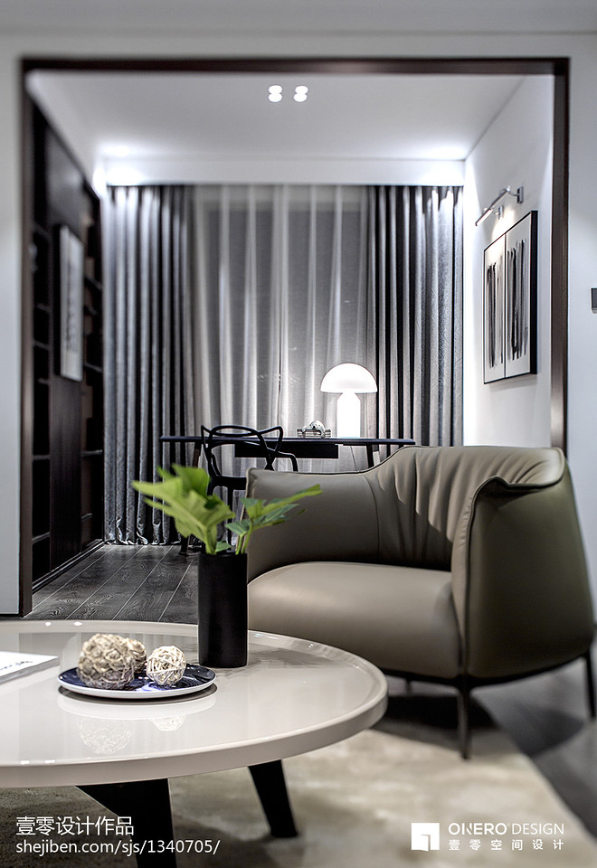 三居150平米装修案例（武汉壹零空间设计观自在）-19