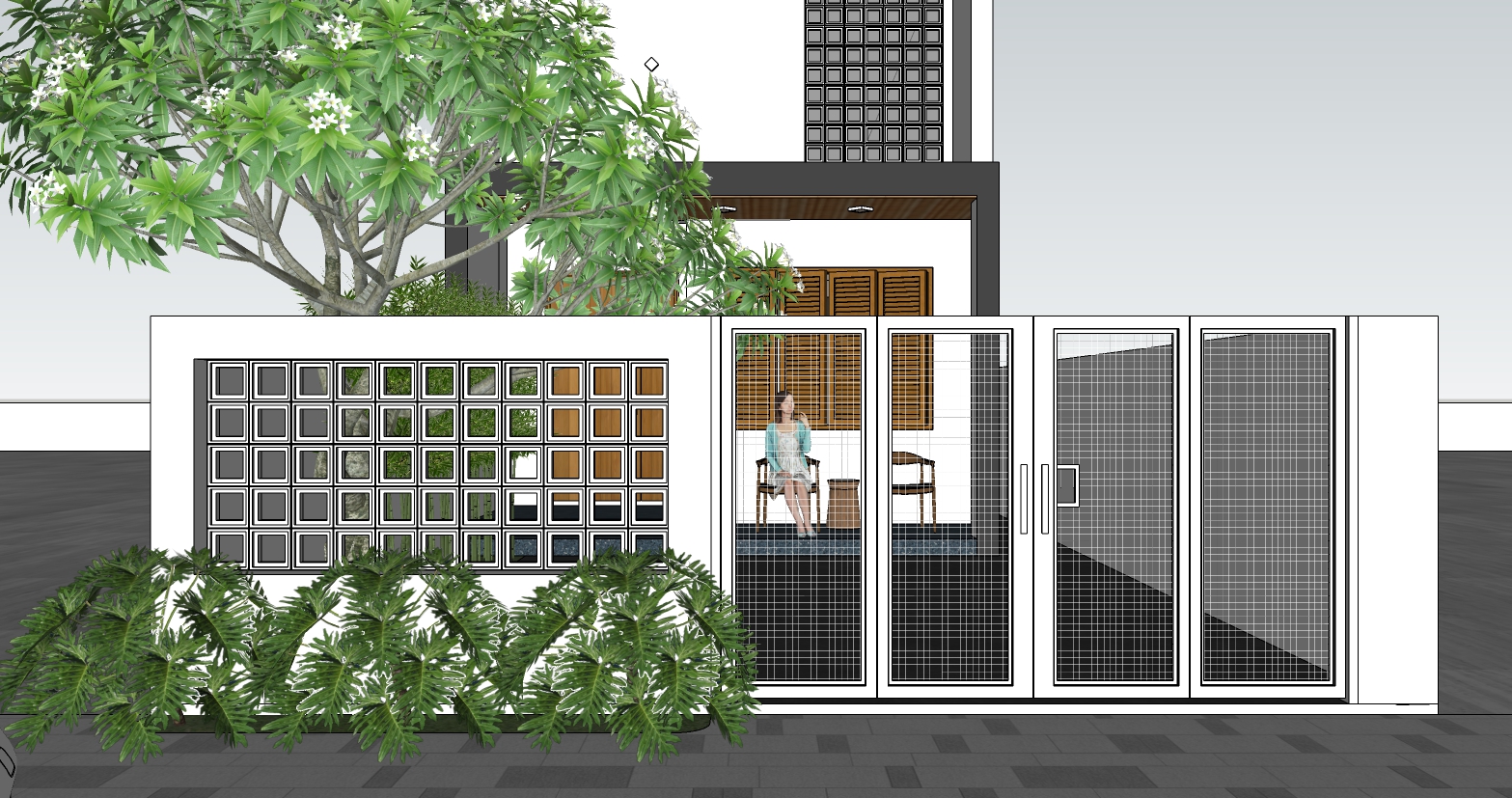 Nhà gác lửng 5x20m cho vợ chồng trẻ-9