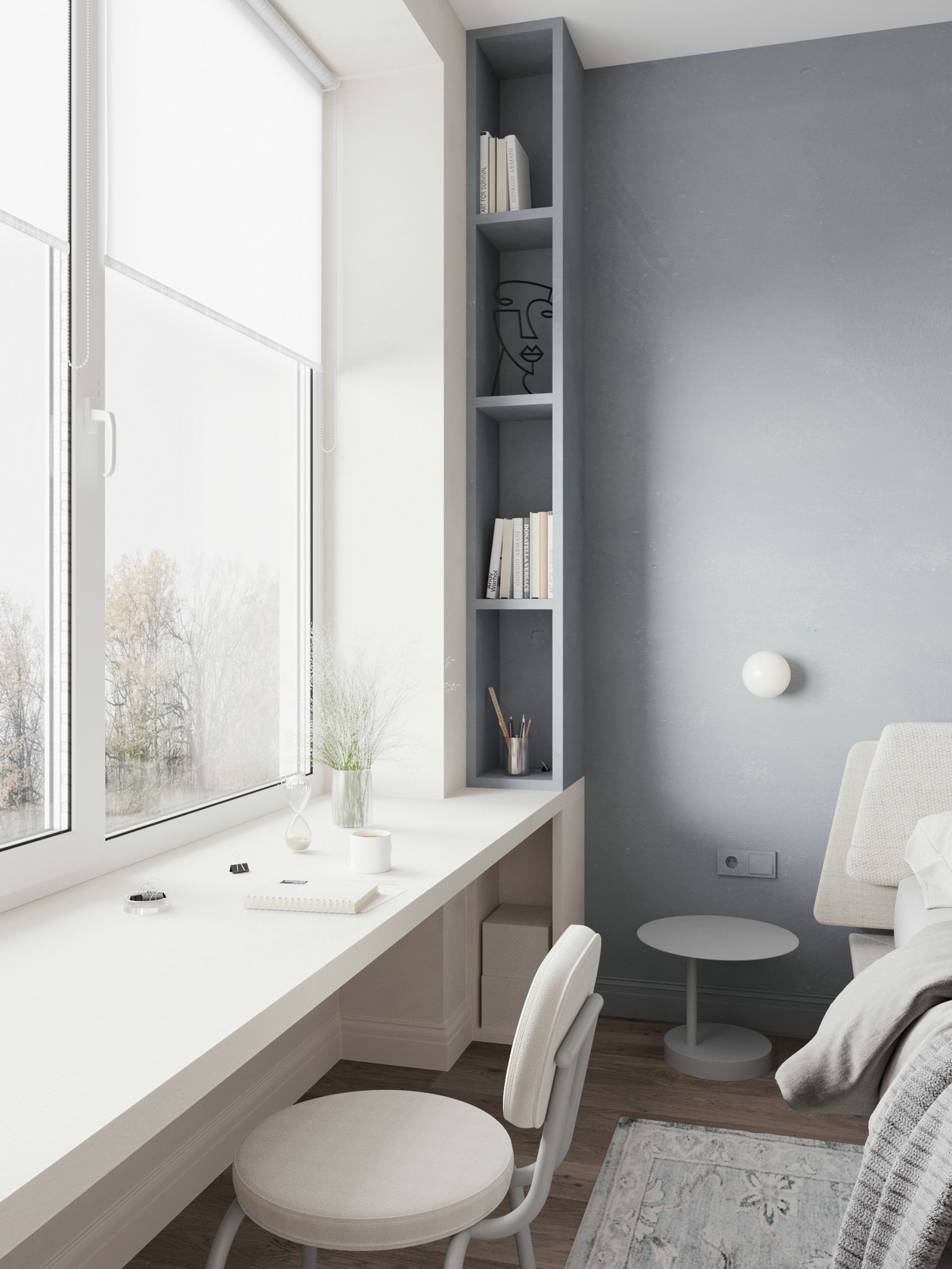 62㎡浅色系小公寓设计-10