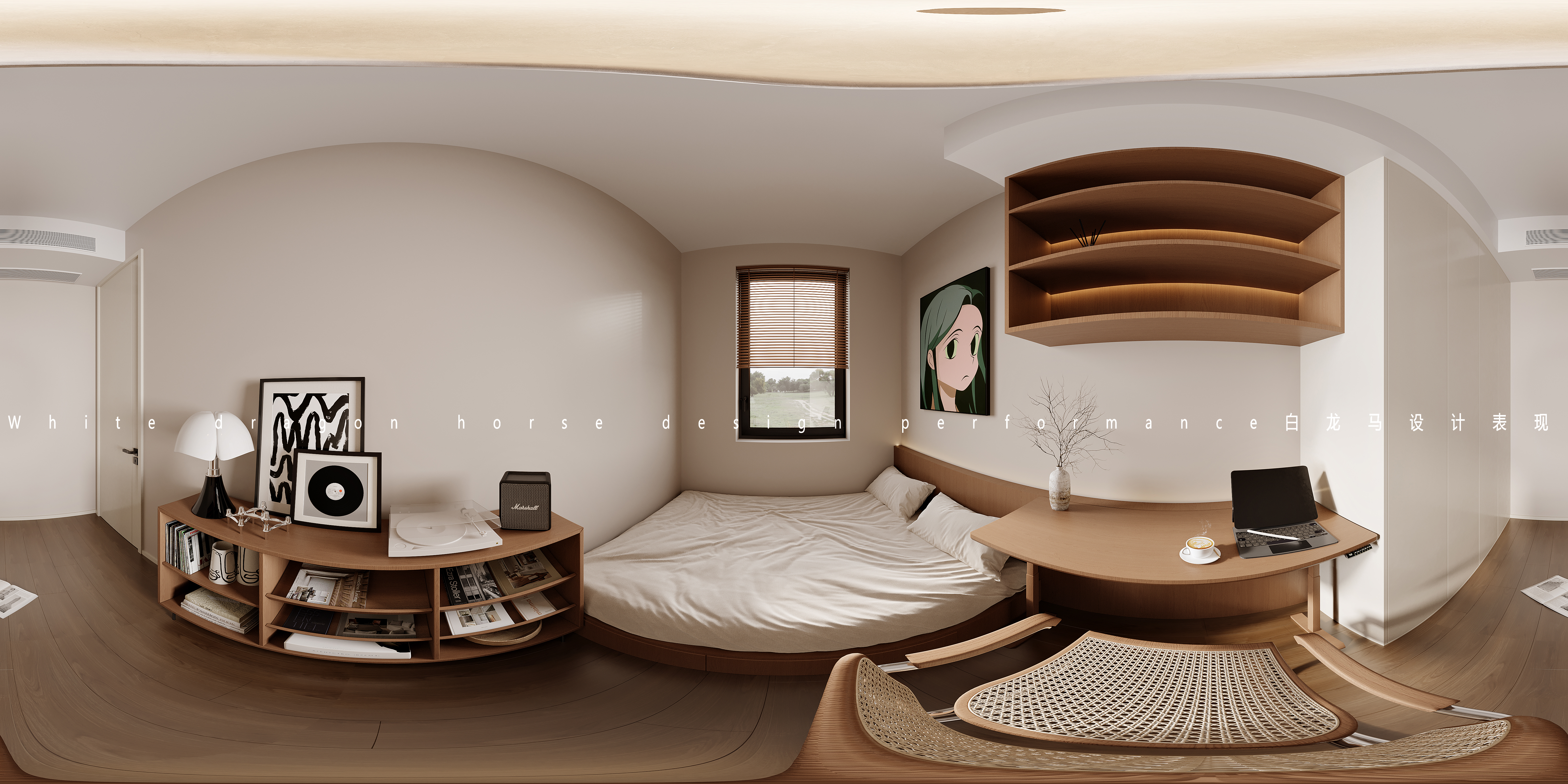 日式原木——白龙马效果图-1