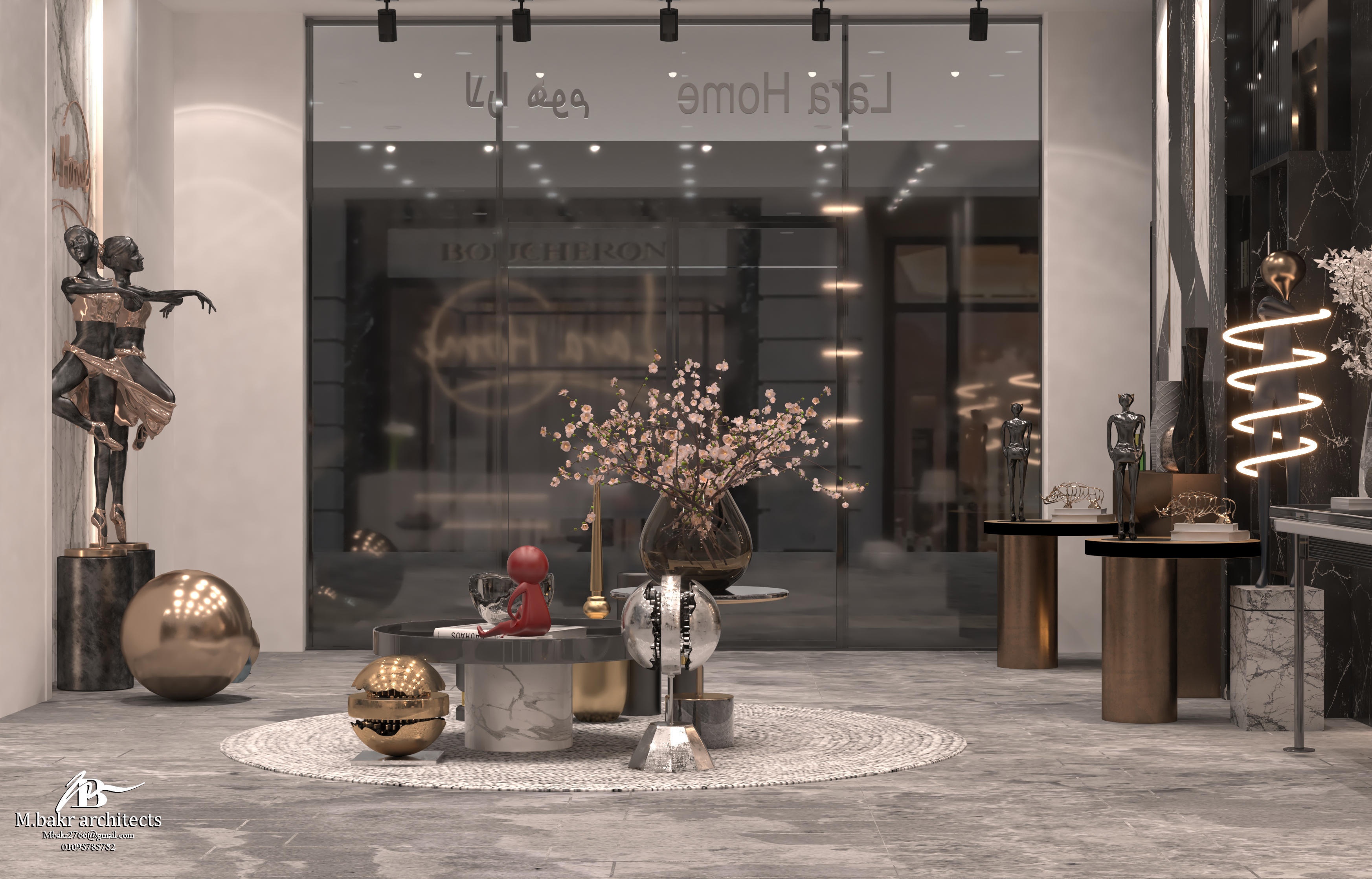 沙特阿拉伯古董装饰品店室内设计-5