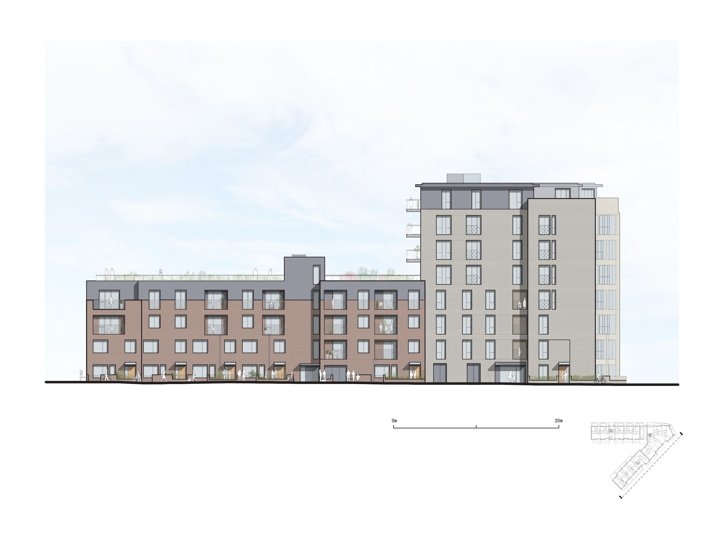 St Leonard’s Court · 混合型社区丨英国伦敦丨Child Graddon Lewis-39