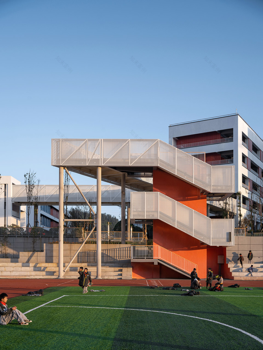 吉首中驰·湘郡礼德学校丨中国湘西丨山东建筑大学建筑城规学院象外营造工作室-107