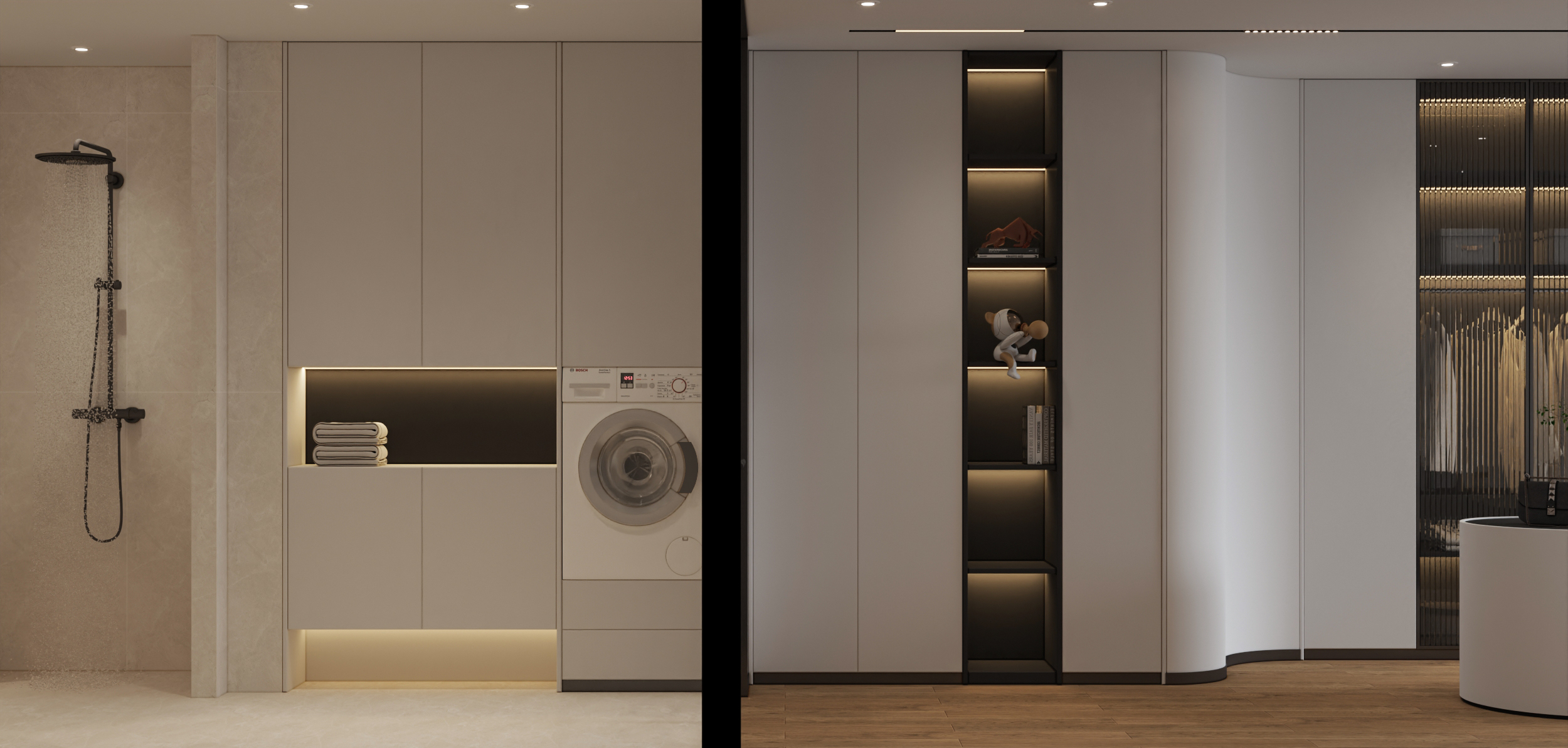 武汉 -城投江南岸-现代风格样板间设计-17