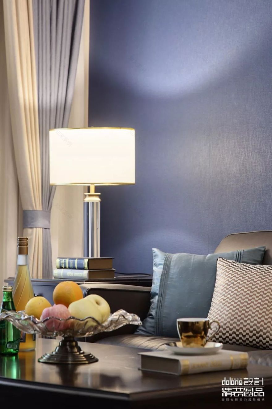 董龍设计 | 现代美式「薇·时光」-0