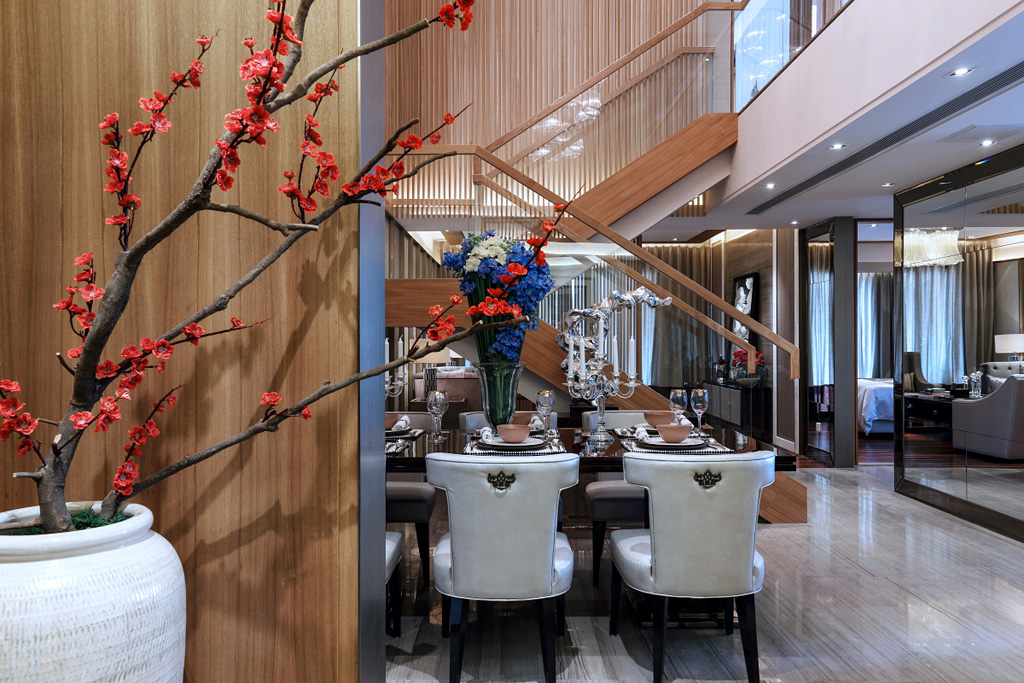 现代中式样板房设计 | 传统与时尚的完美碰撞-16