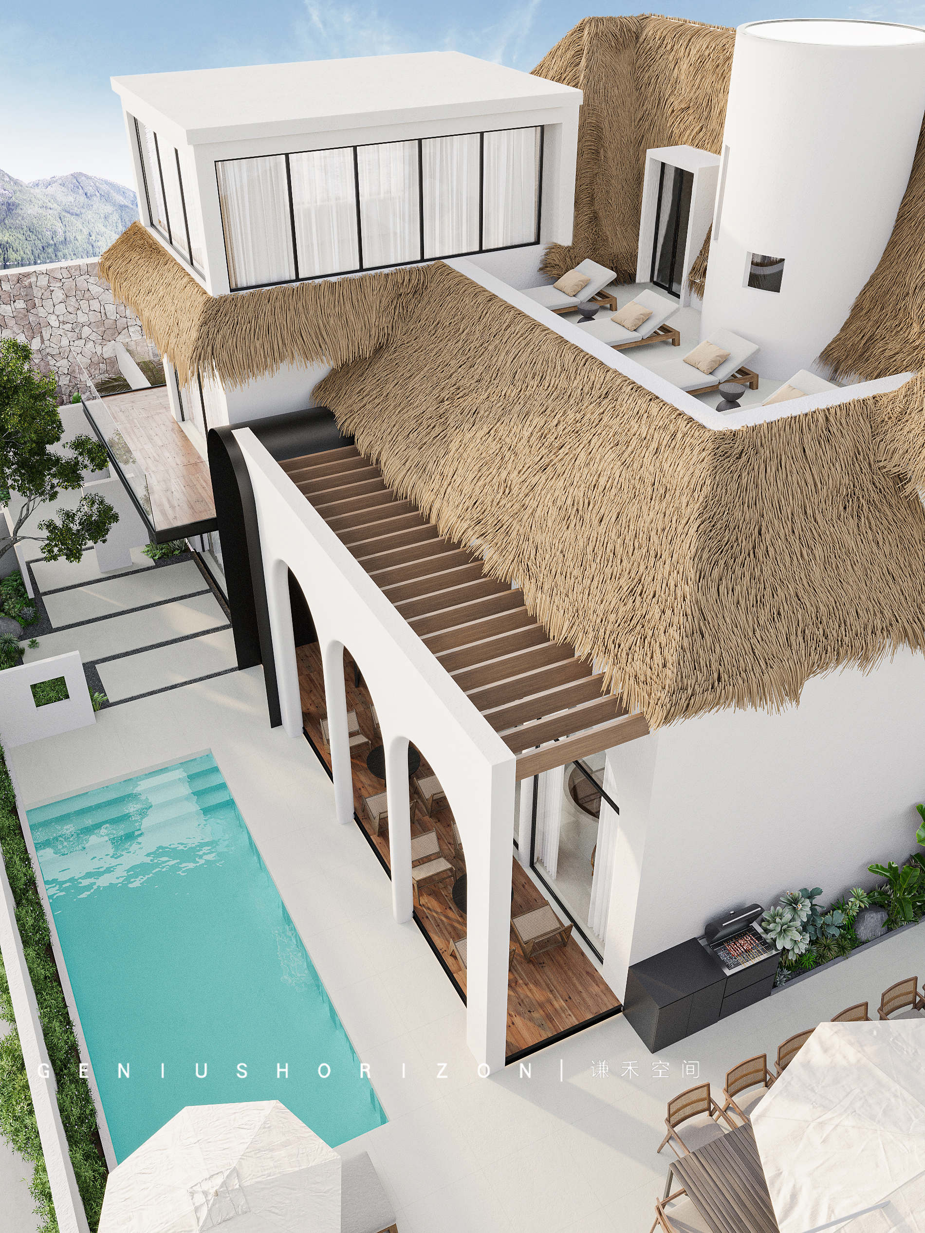 侘寂民宿设计丨谦禾空间设计事务所-14