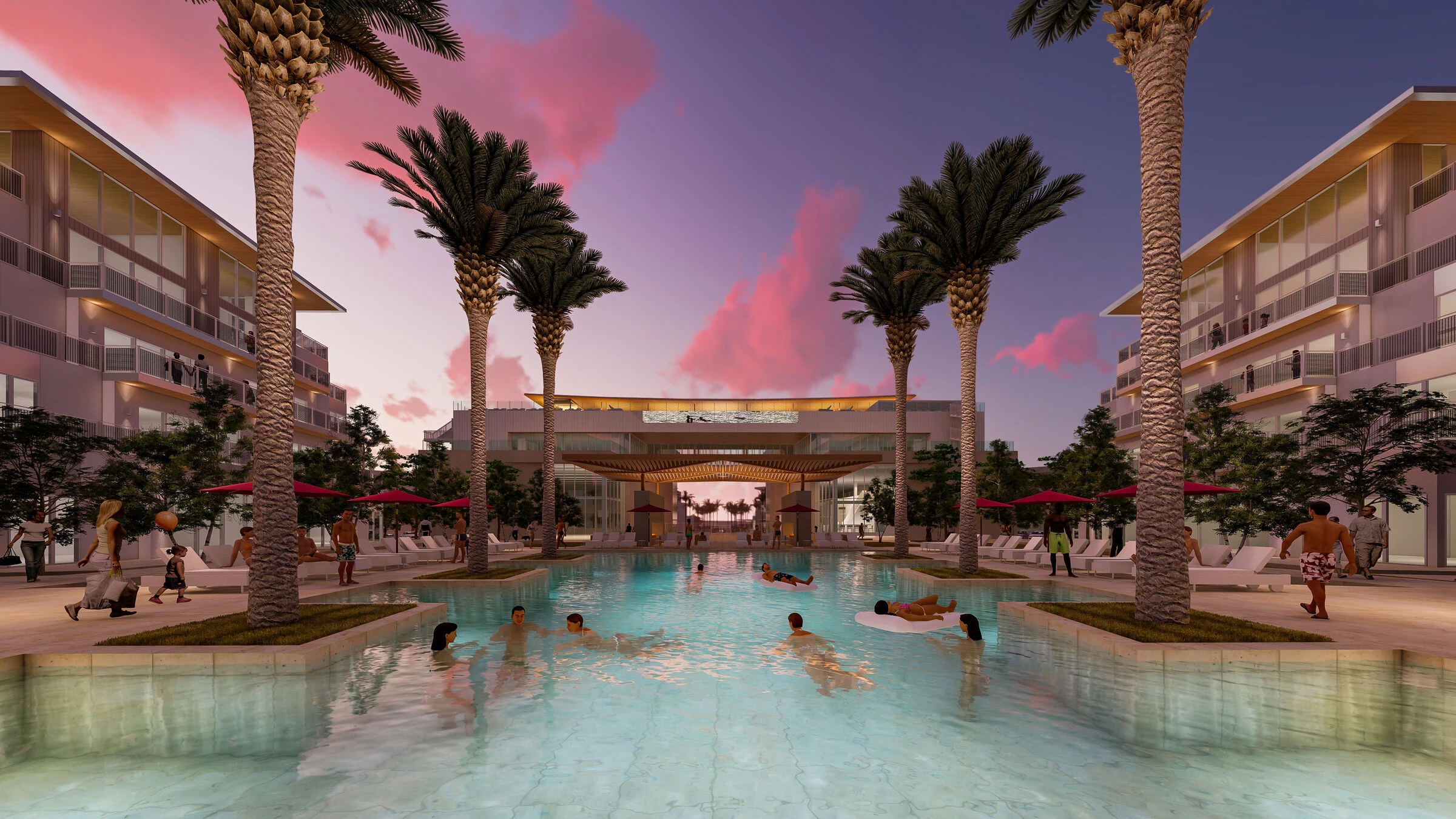 Evora Mi·edUse丨美国丨Safdie Rabines Architects-10