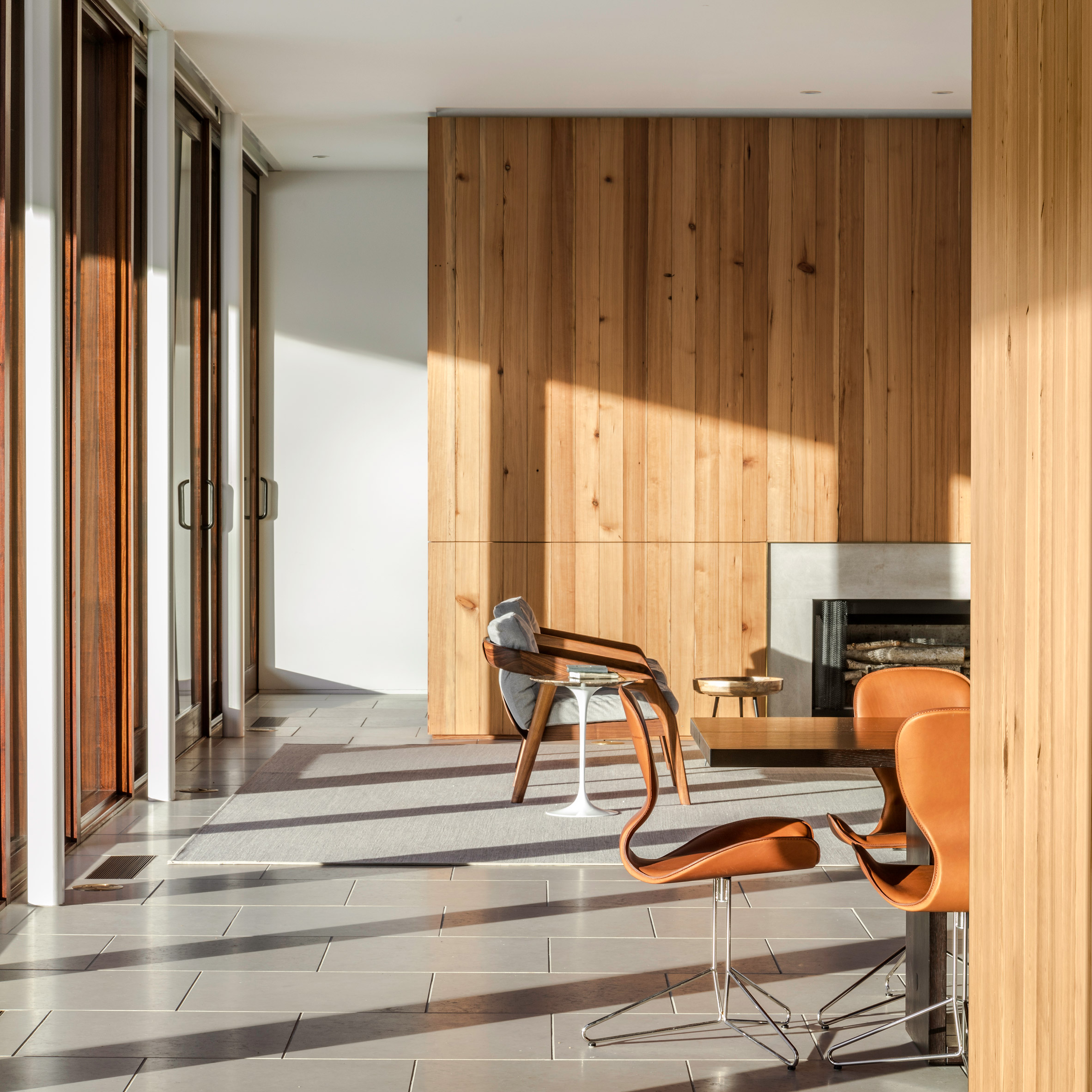 Deborah Berke channels modernism with long and low Indiana house-11