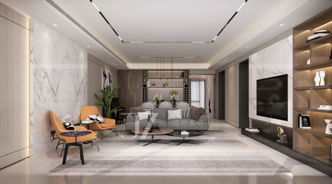 居众案例 | 202㎡现代风格，简约不简单，时尚不繁杂！-12