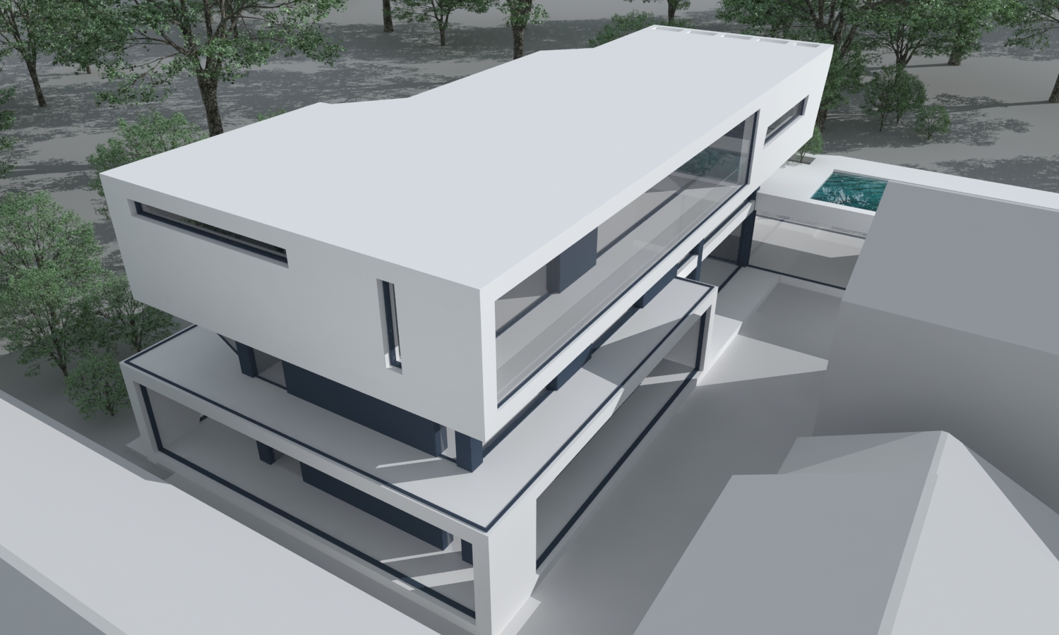 前卫别墅设计，狮子座建房设计-8