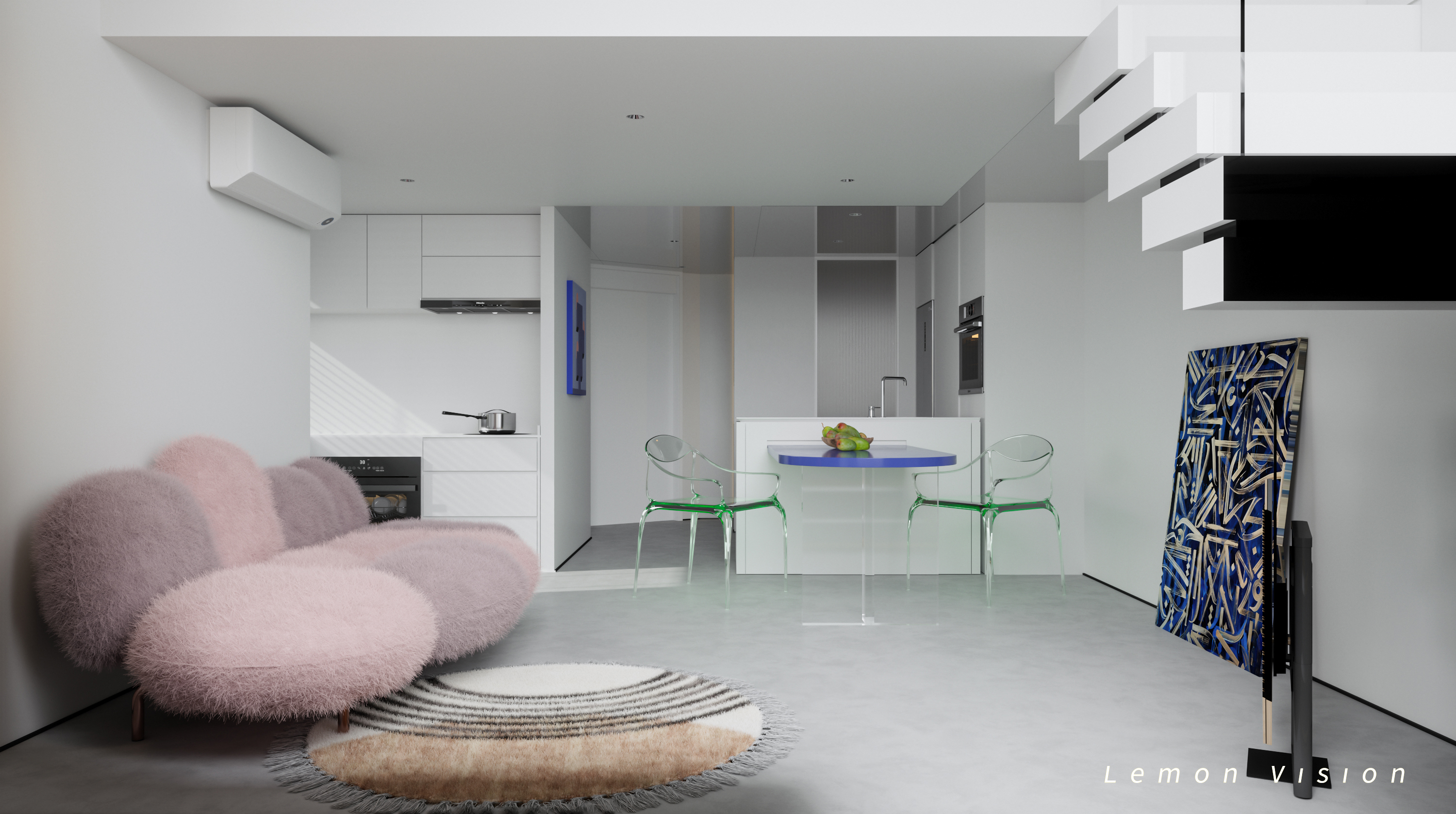 极简渲染，克莱因蓝-4