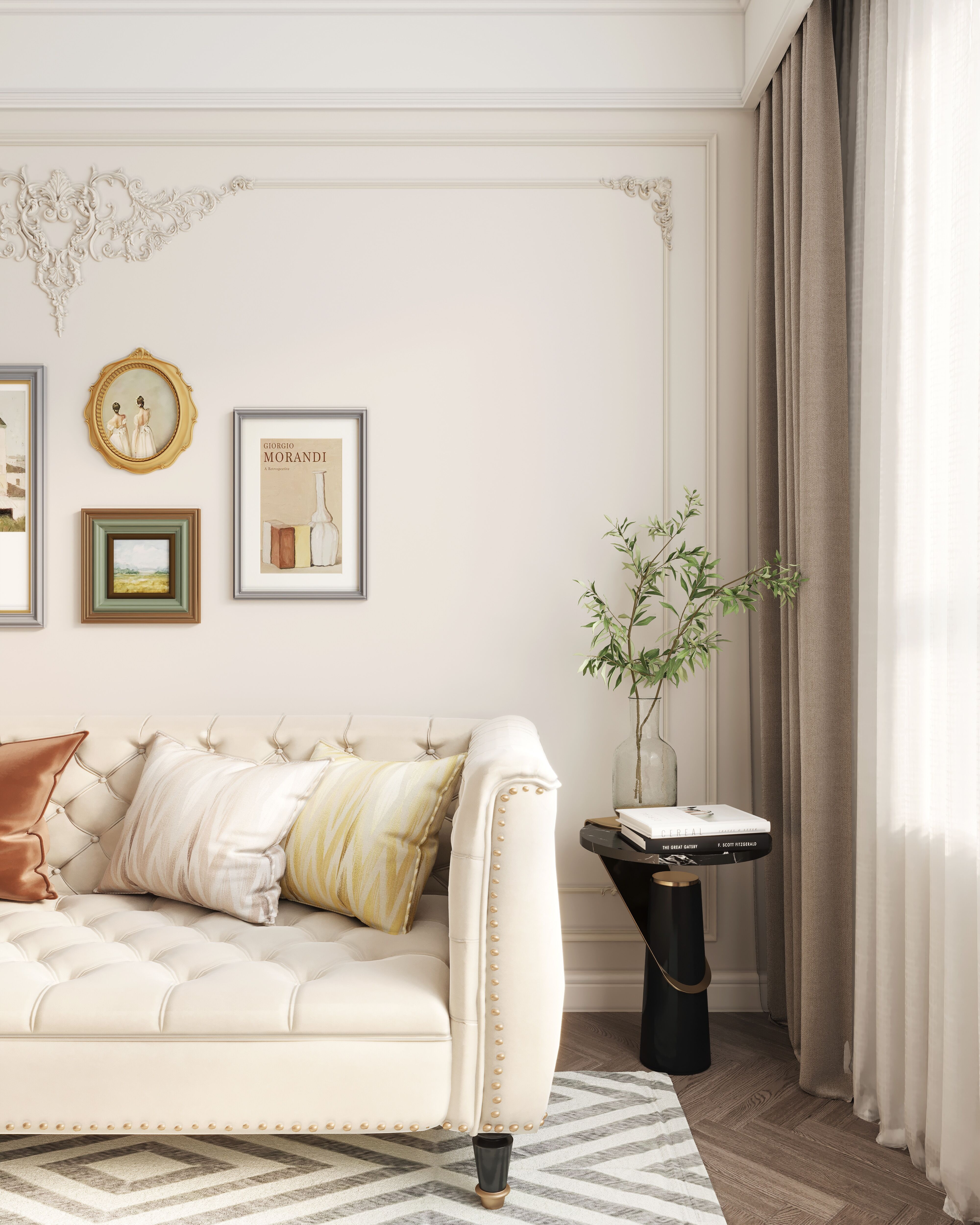 东木设计 | 极简法式，松弛又自然-5