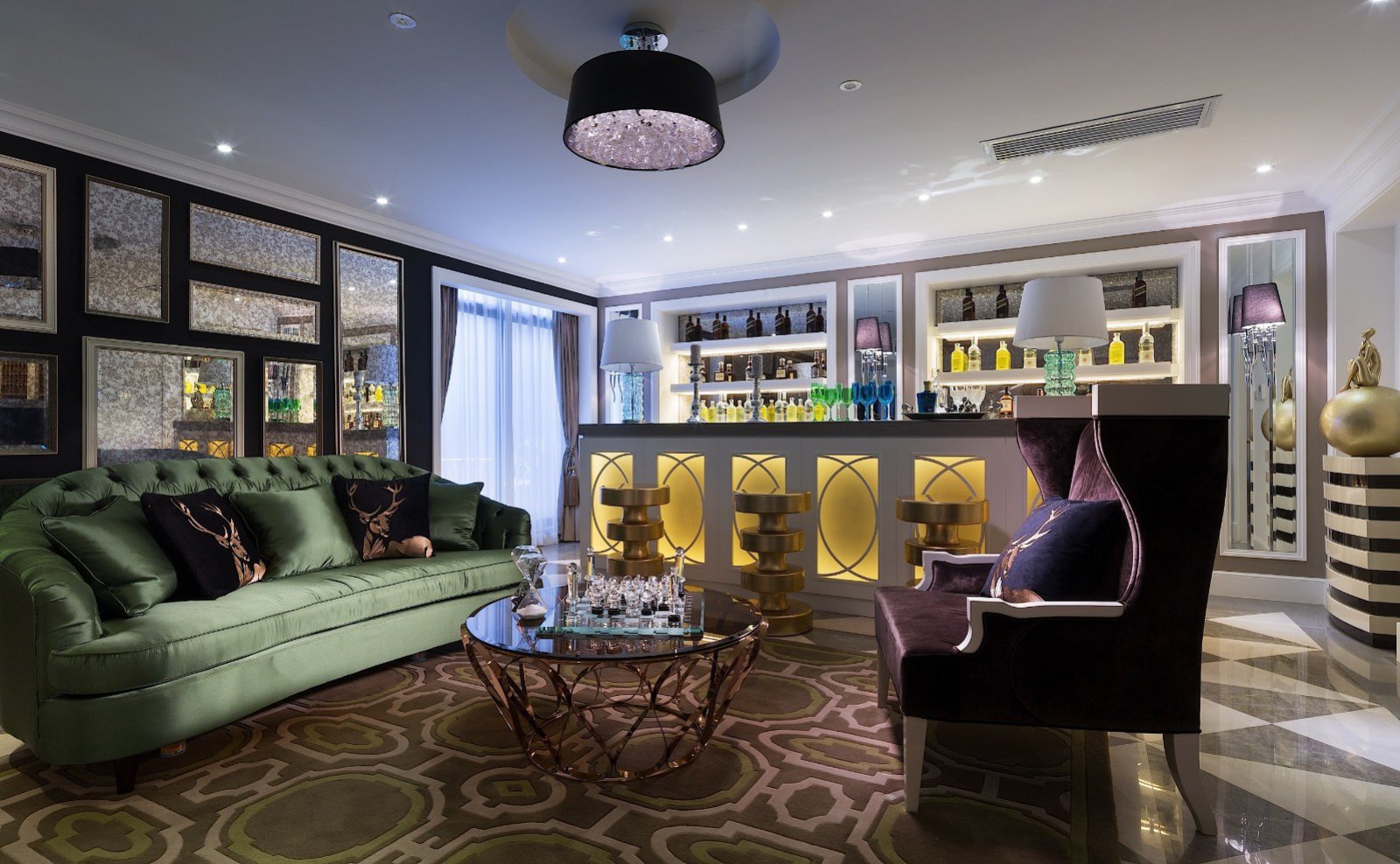 西安“卢卡小镇”欧式别墅样板房  无相设计-25