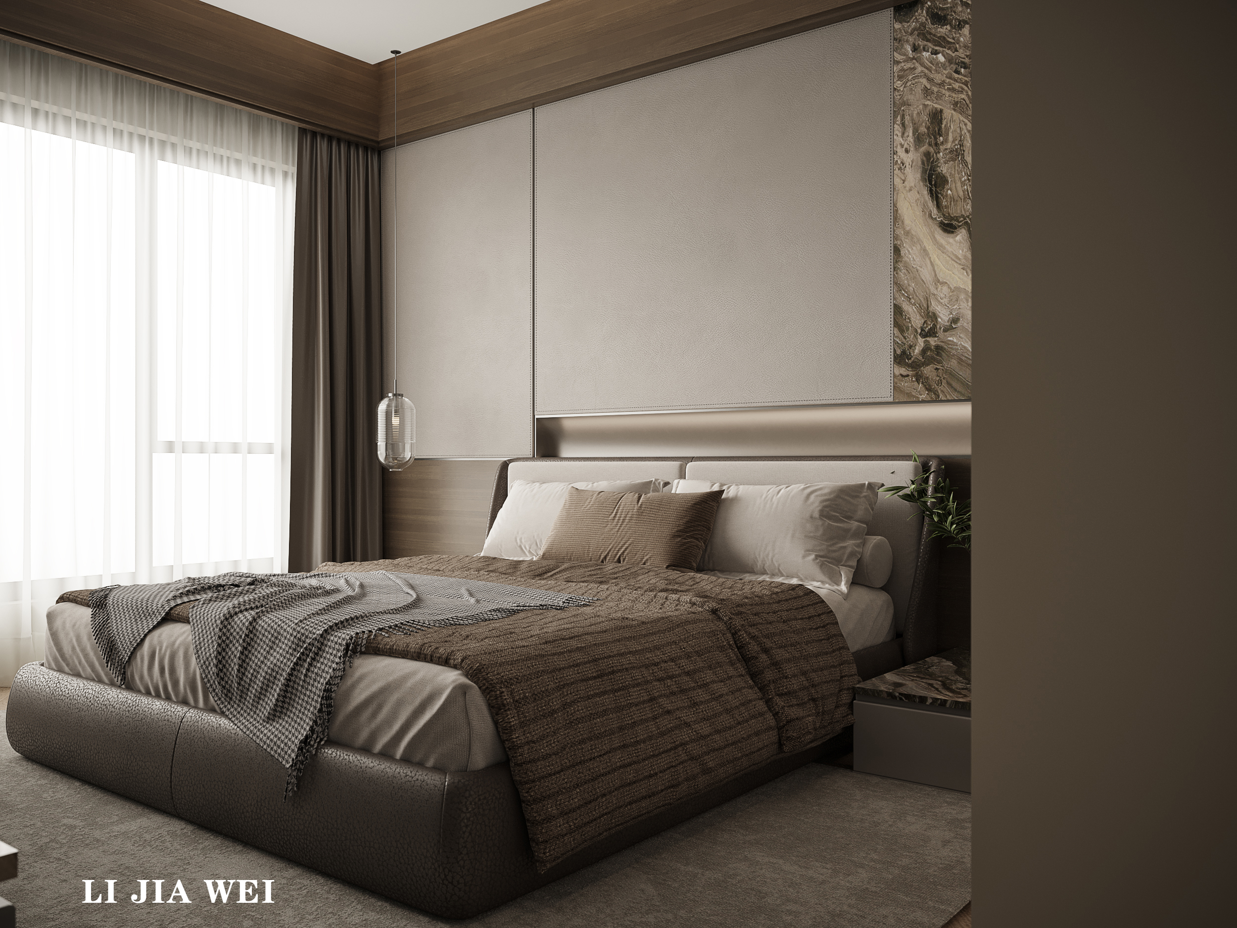 现代客厅餐厅设计-16