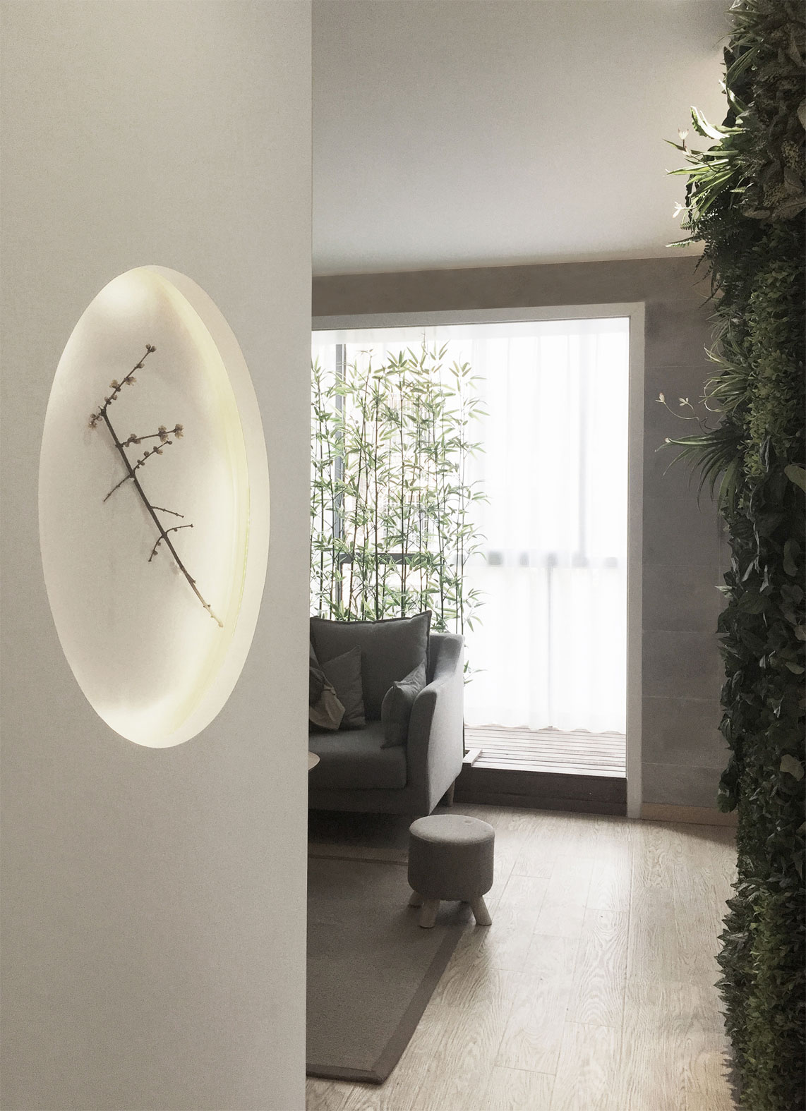 园林小宅——小户型木质极简住宅改造  目心设计-2