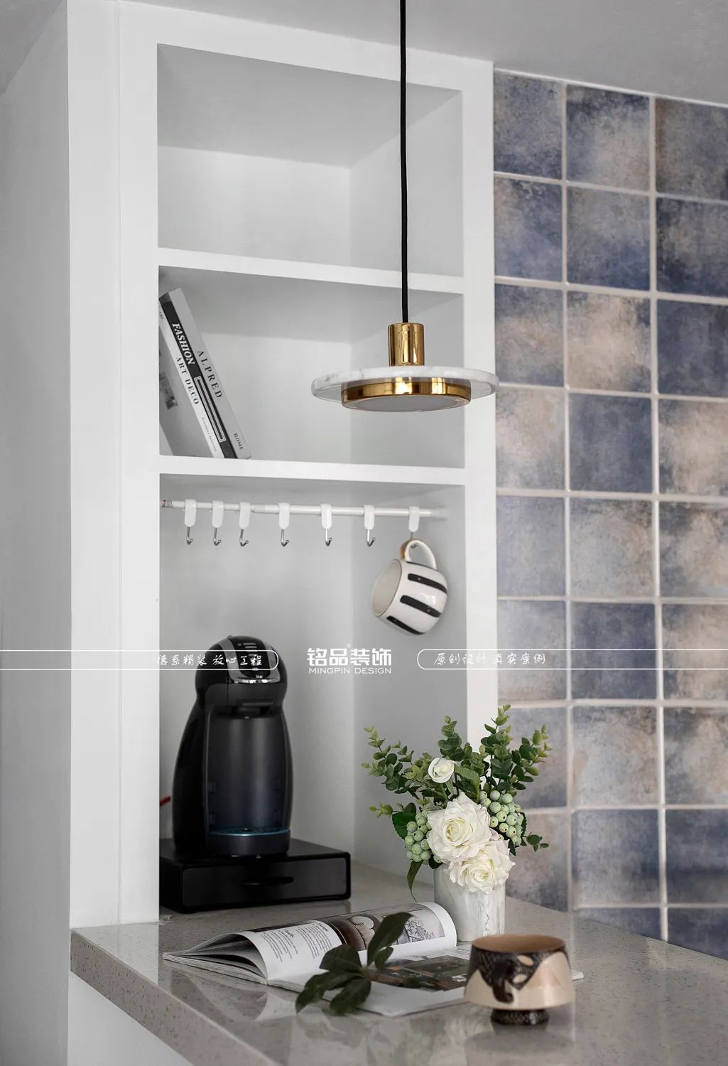 77平美式轻奢公寓设计丨铭品装饰-36