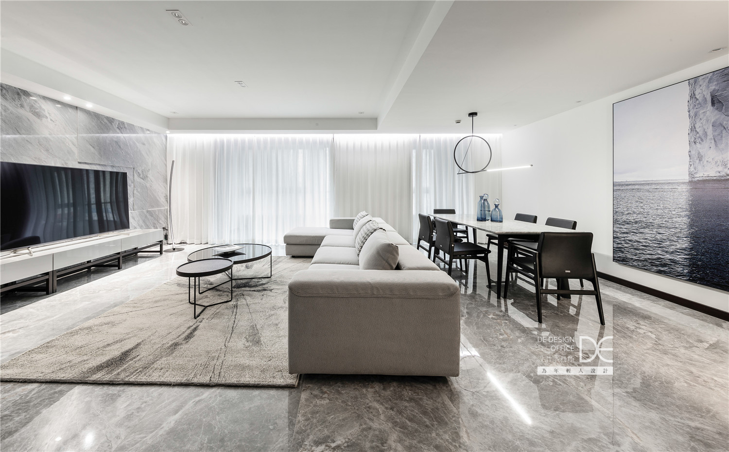 融景城郦苑 | 现代简约黑白灰,恰到好处的舒适生活-22
