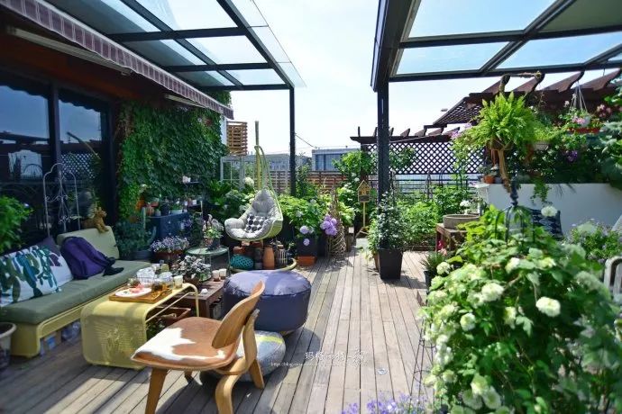 她在楼顶悄悄建了一座梦想花园，美翻了！这才是把日子过成诗的样子-139