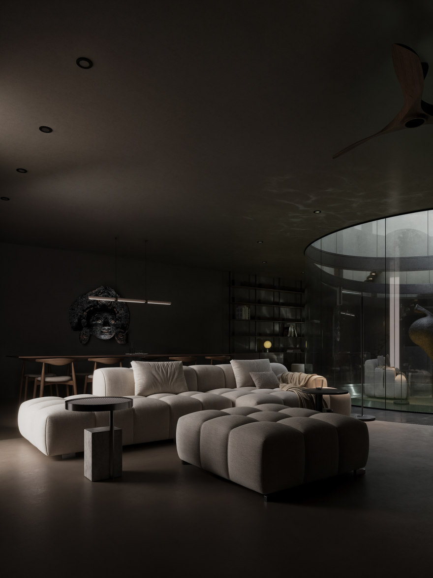 带游泳池的简约别墅-10