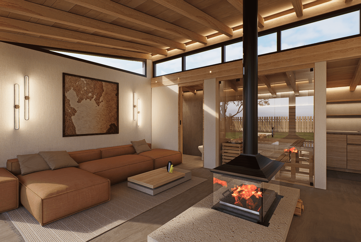 40 m² Relax House | Minimal Wooden Retreat-24