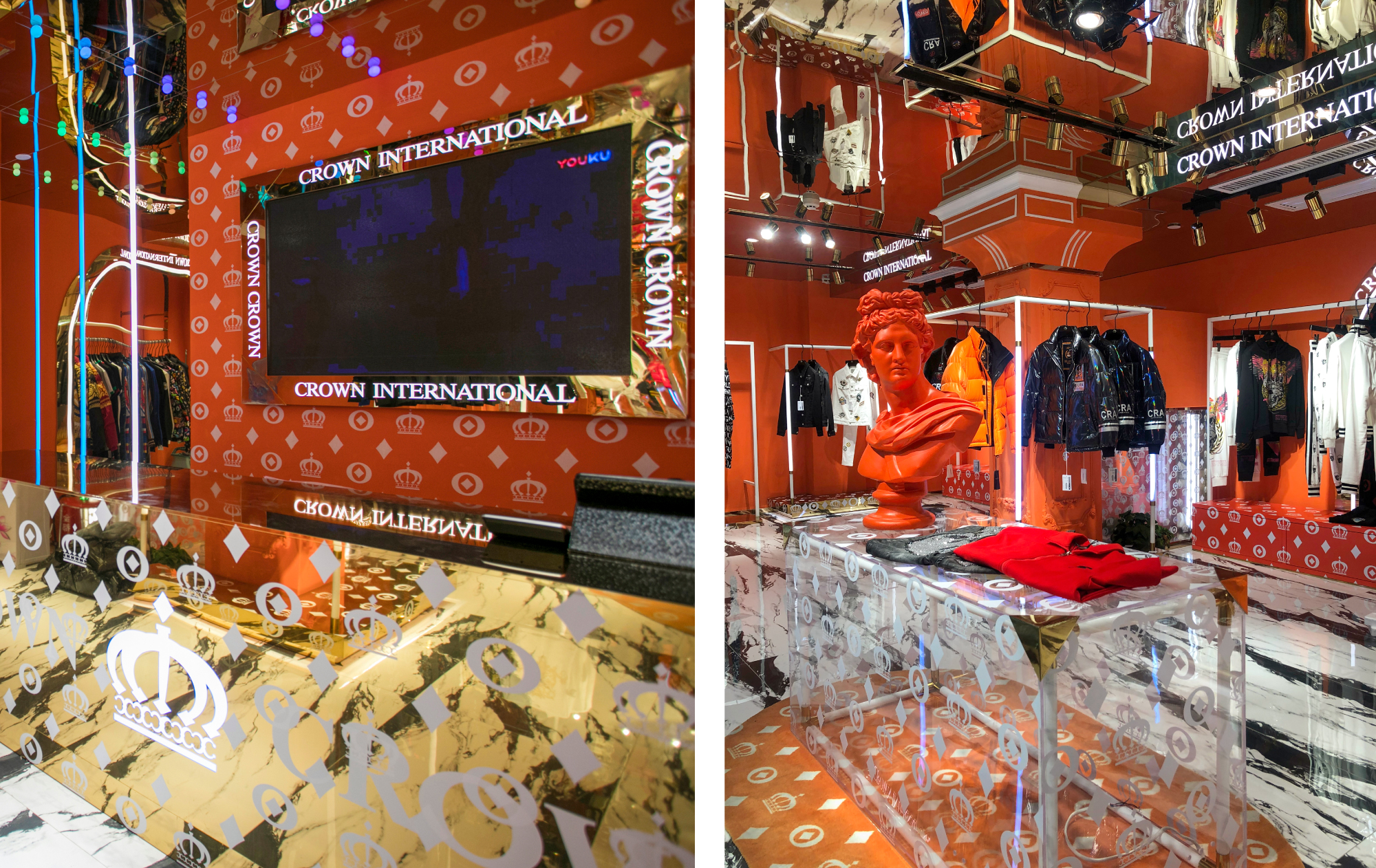 CROWN 男装潮牌空间快闪店形象设计丨中国广州丨YLD STUDIO-20