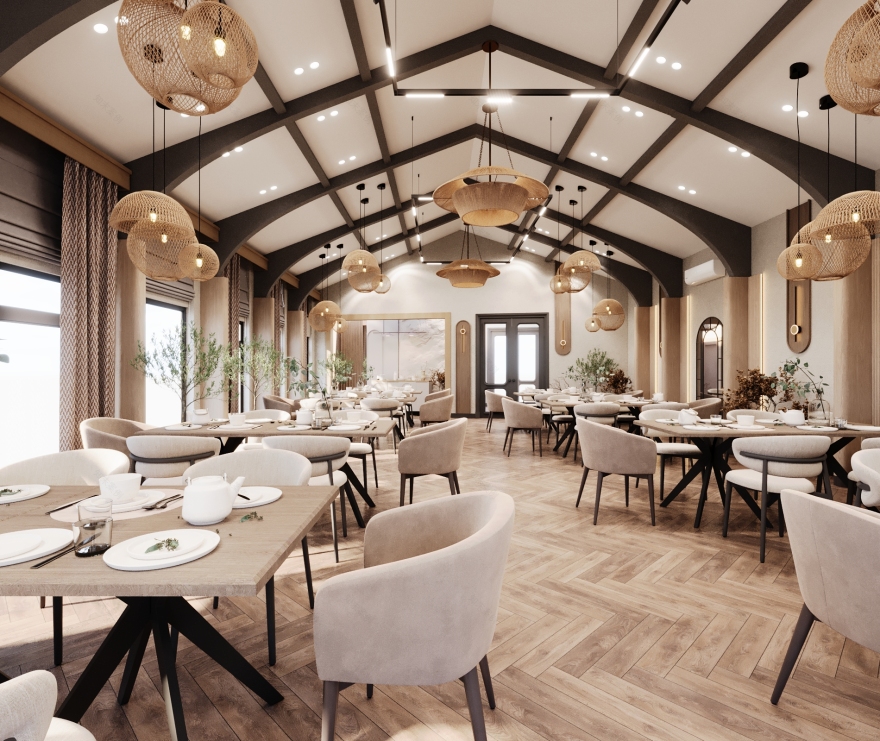 160平方米餐厅室内设计丨亚美尼亚丨Design_14,Narek Azaryan-7