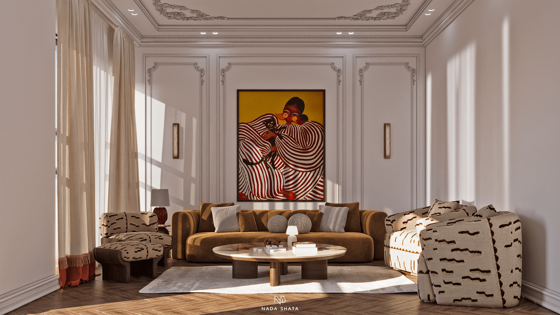 新古典风格客厅-5