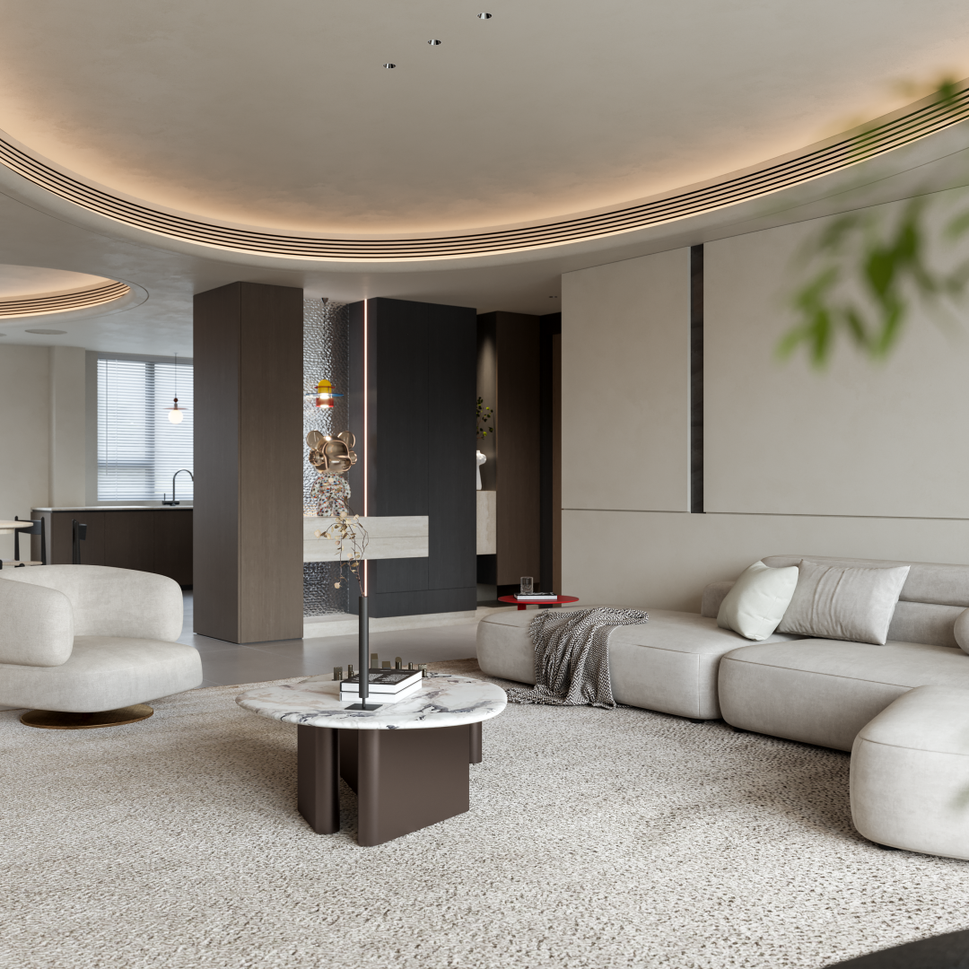 置地中心大平层丨中国合肥丨安徽印空间设计事务所-8