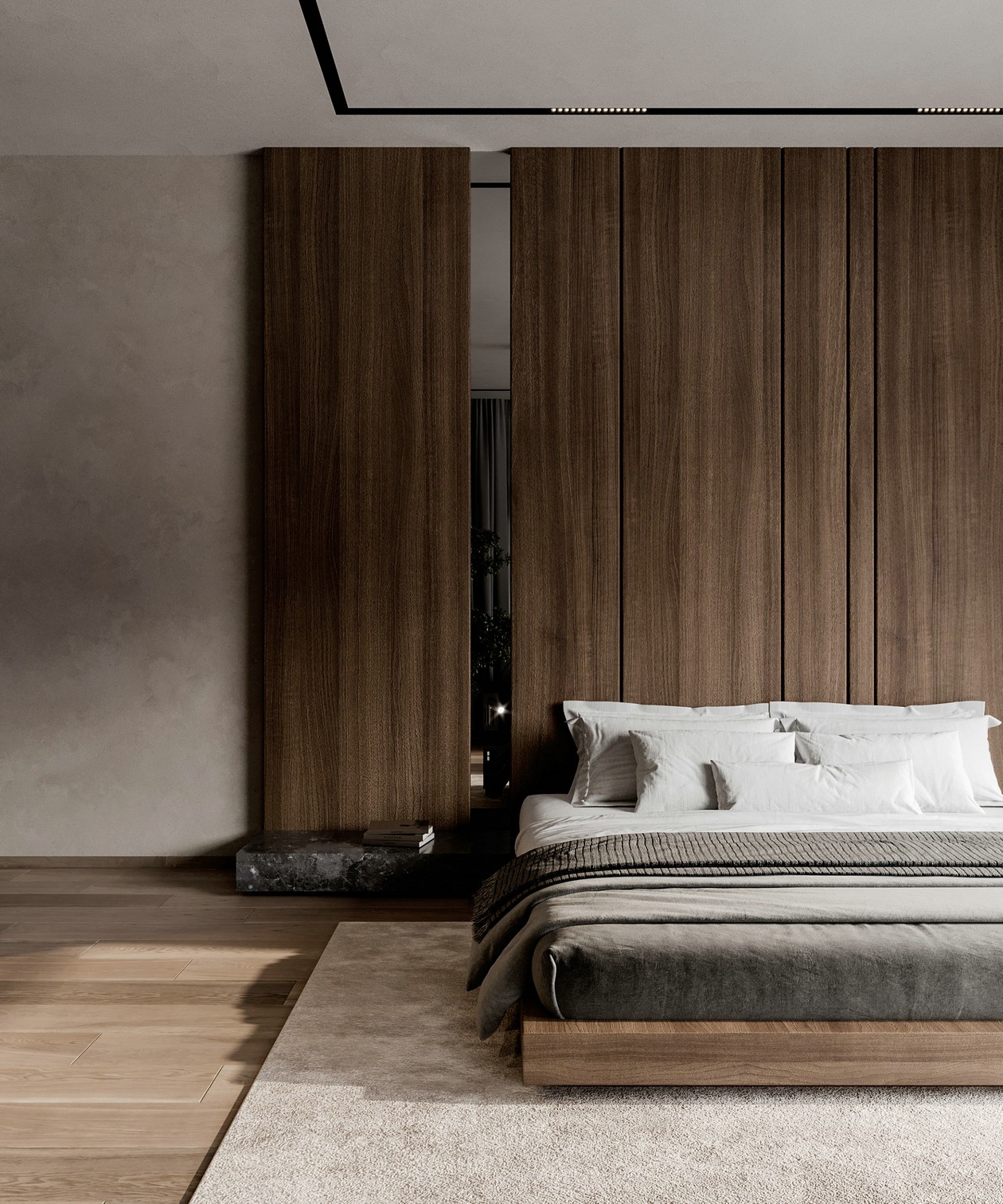 原木+高级灰  有温度的设计 舒适迷人-10