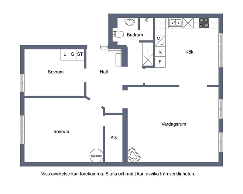 瑞典温馨女性公寓，弧形设计成亮点-38