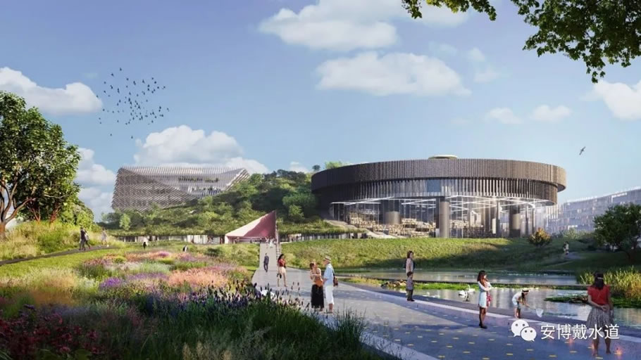 成都科教枢纽绿谷景观&生态水方案设计丨中国成都丨OMA建筑事务所,安博戴水道-20
