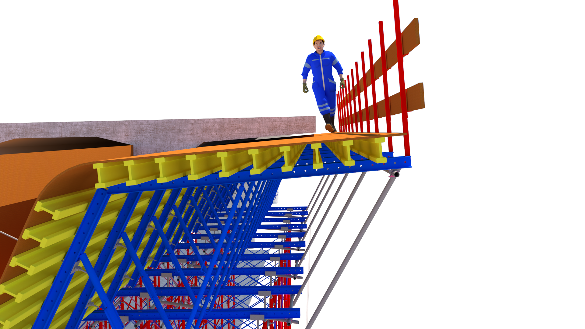 Bridge Table Formwork H20, Walers and Shorebrace Frames-8