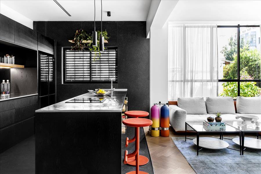 特拉维夫90平米公寓全面翻新丨以色列特拉维夫丨Shlomit Galis（沙龙米特·加利克斯）-30