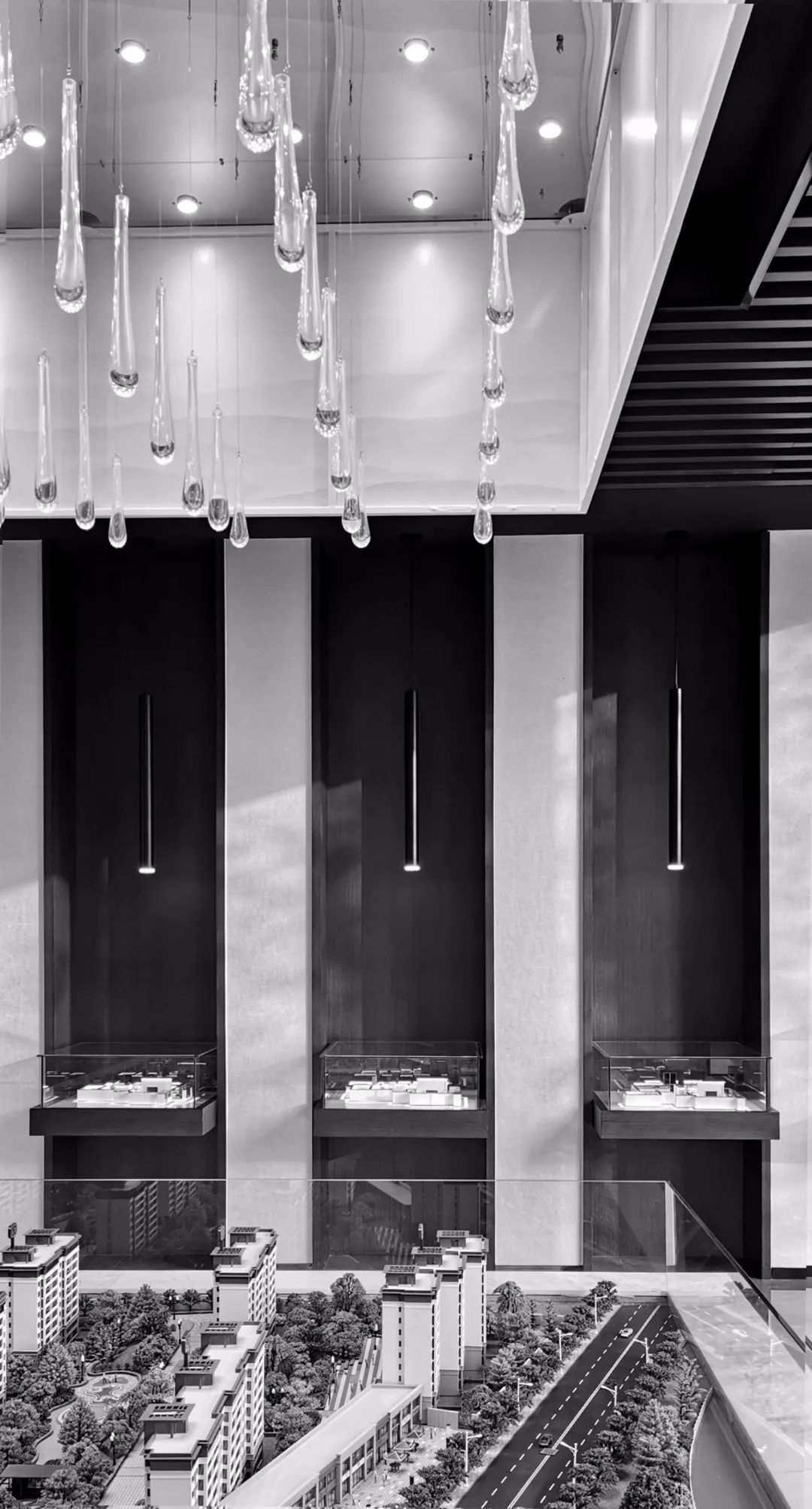 宝德熙园售楼处 | 高级灰++ 爵士白,自然优美意境的呈现-24