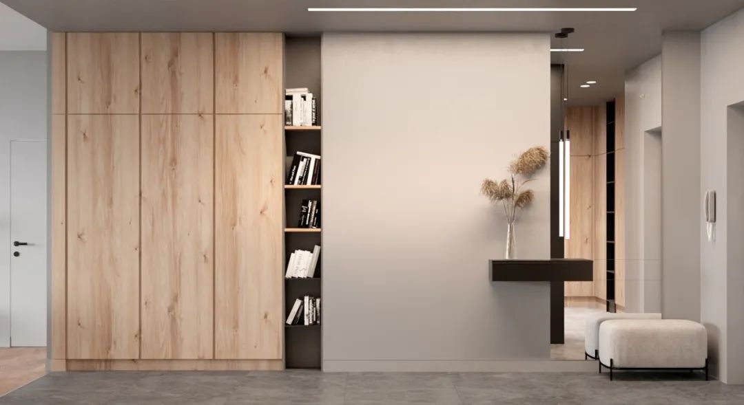 俄罗斯 120㎡原木简约公寓，素雅而精致-15