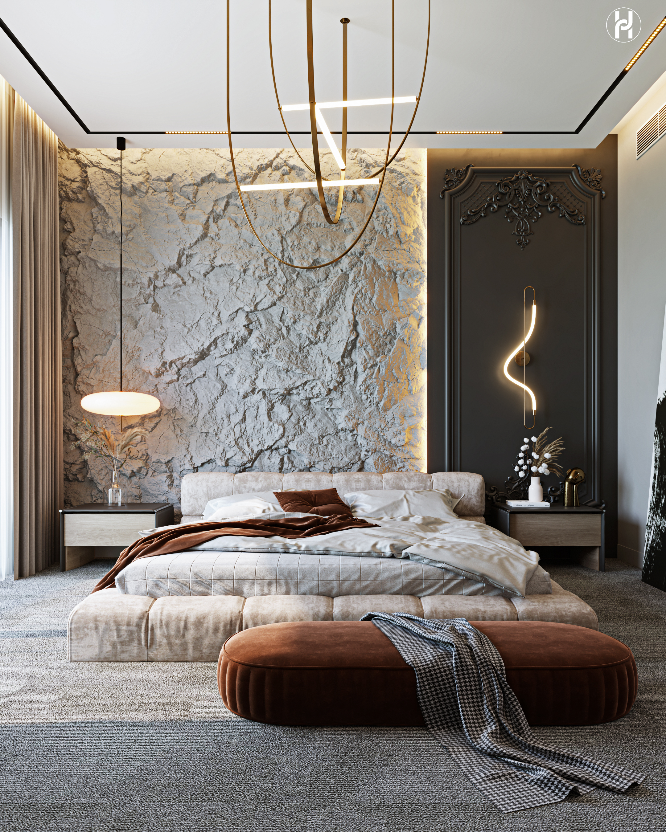 现代卧室（摇滚）丨Marwa Salah-4