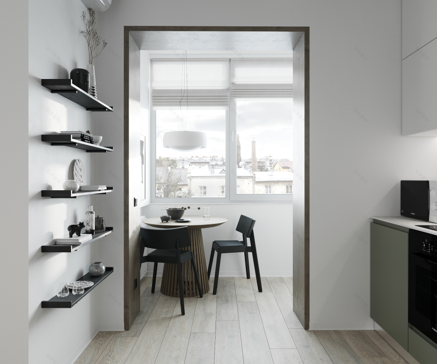 Lviv 公寓室内设计丨乌克兰利沃夫丨Viktoriia Aloshyna-21