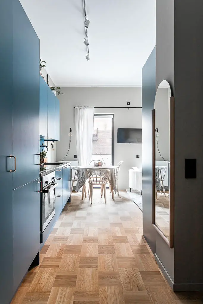 瑞典 27m2 精致工作室，空间利用与设计感完美结合-9