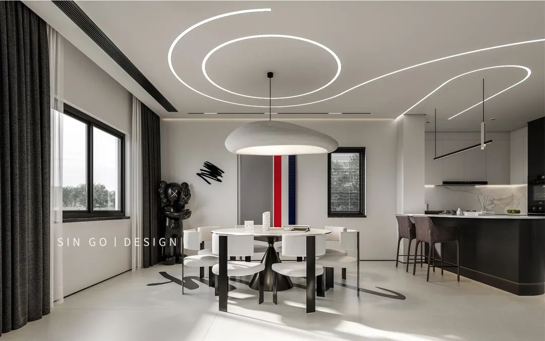 上海世纪珑墅现代黑白灰别墅设计丨中国上海丨武延玲-26