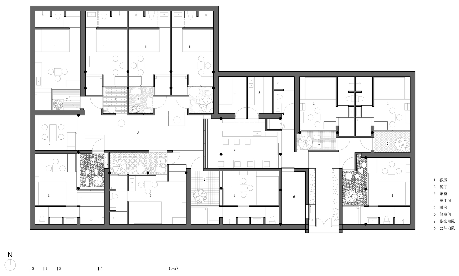 十 courtyard house 演绎现代中式之美-22