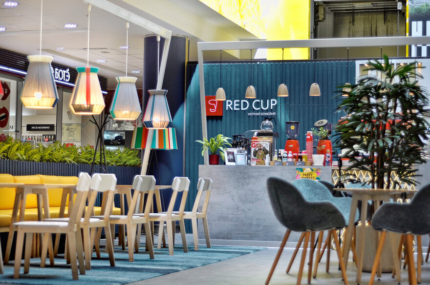 Redcugiper（俄罗斯 Red Cup 连锁咖啡店室内设计）-12