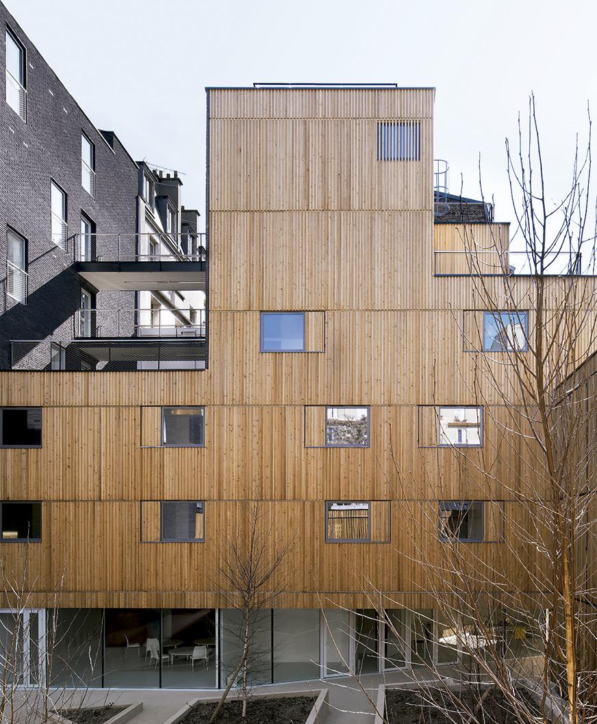 巴黎多元社区的学生公寓设计-15