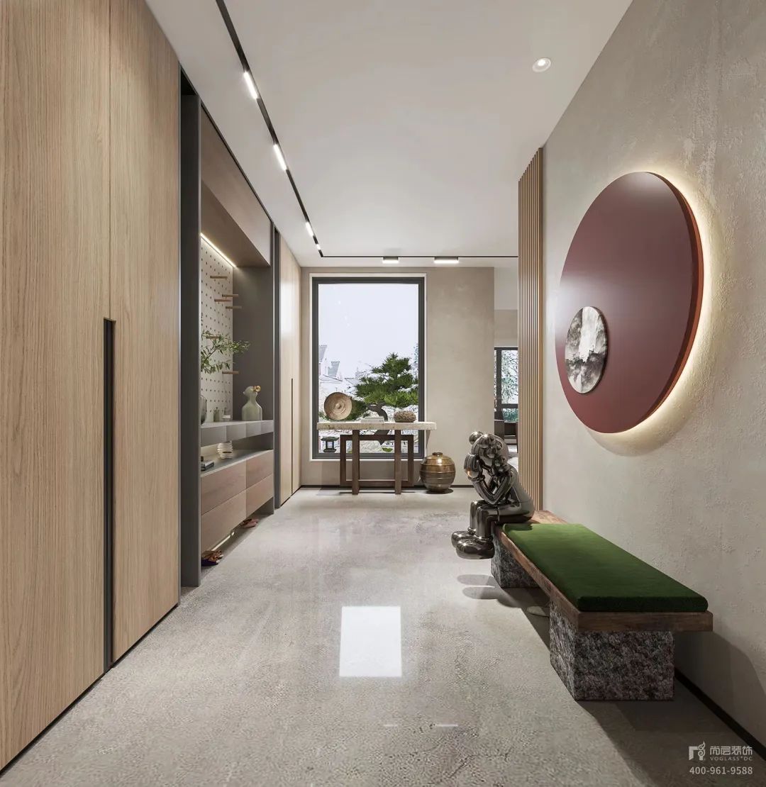 金色宝坻 480m²新中式诧寂风丨中国上海丨上海尚层别墅装饰第一运营中心-9