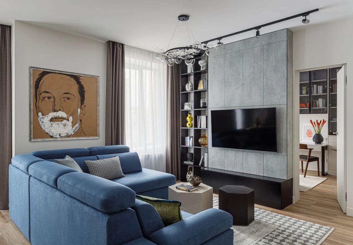 退休夫妇的 78㎡功能空间设计丨arta Loguntsova-13