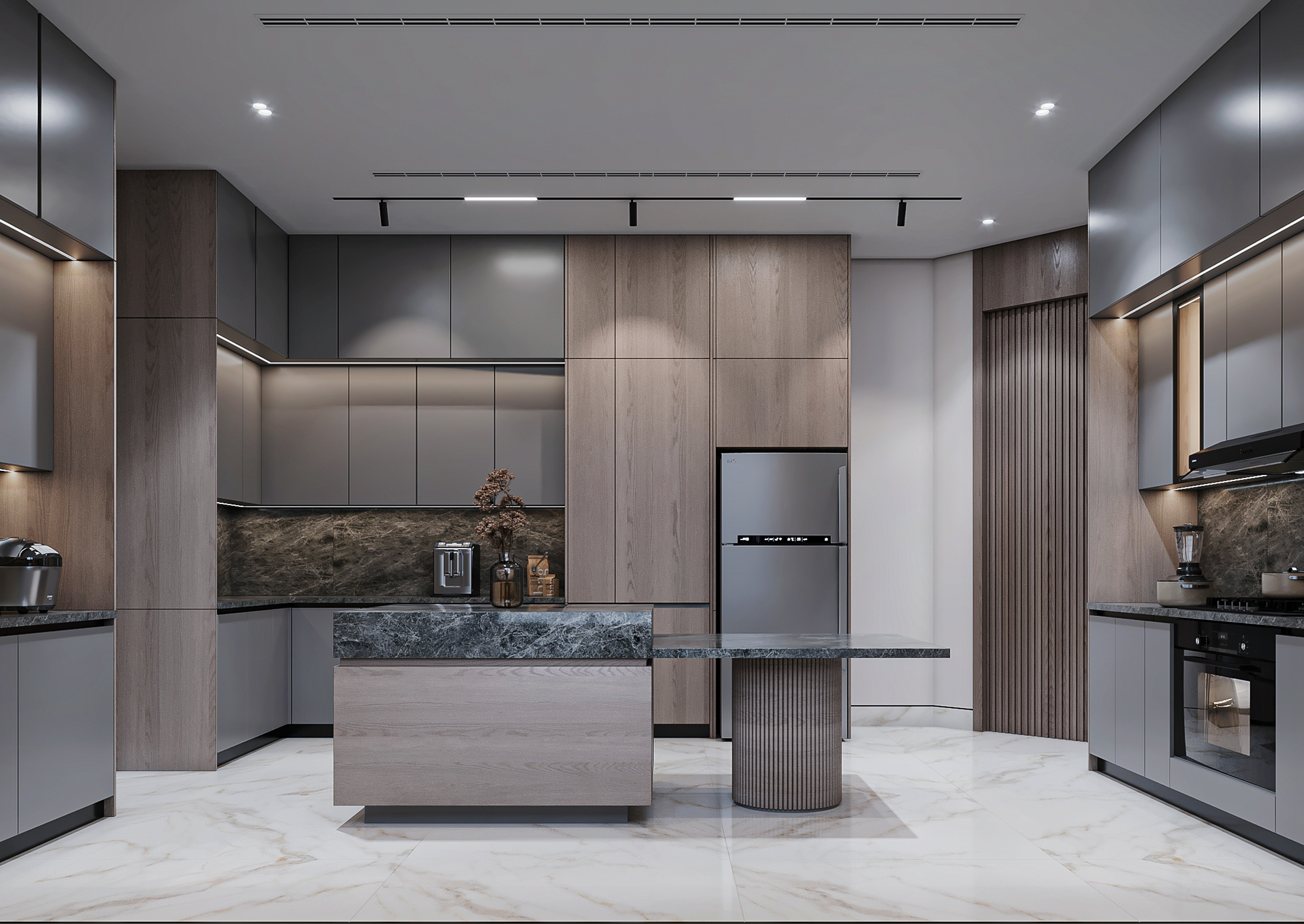 Modern Roof Floor ( Living , Dining , Kitchen )-23