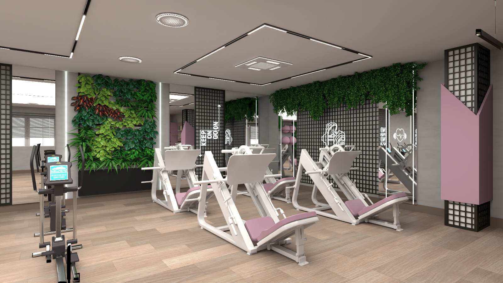 Women's Gym With "ECOTECHNOLOGY SYSTEM"-8