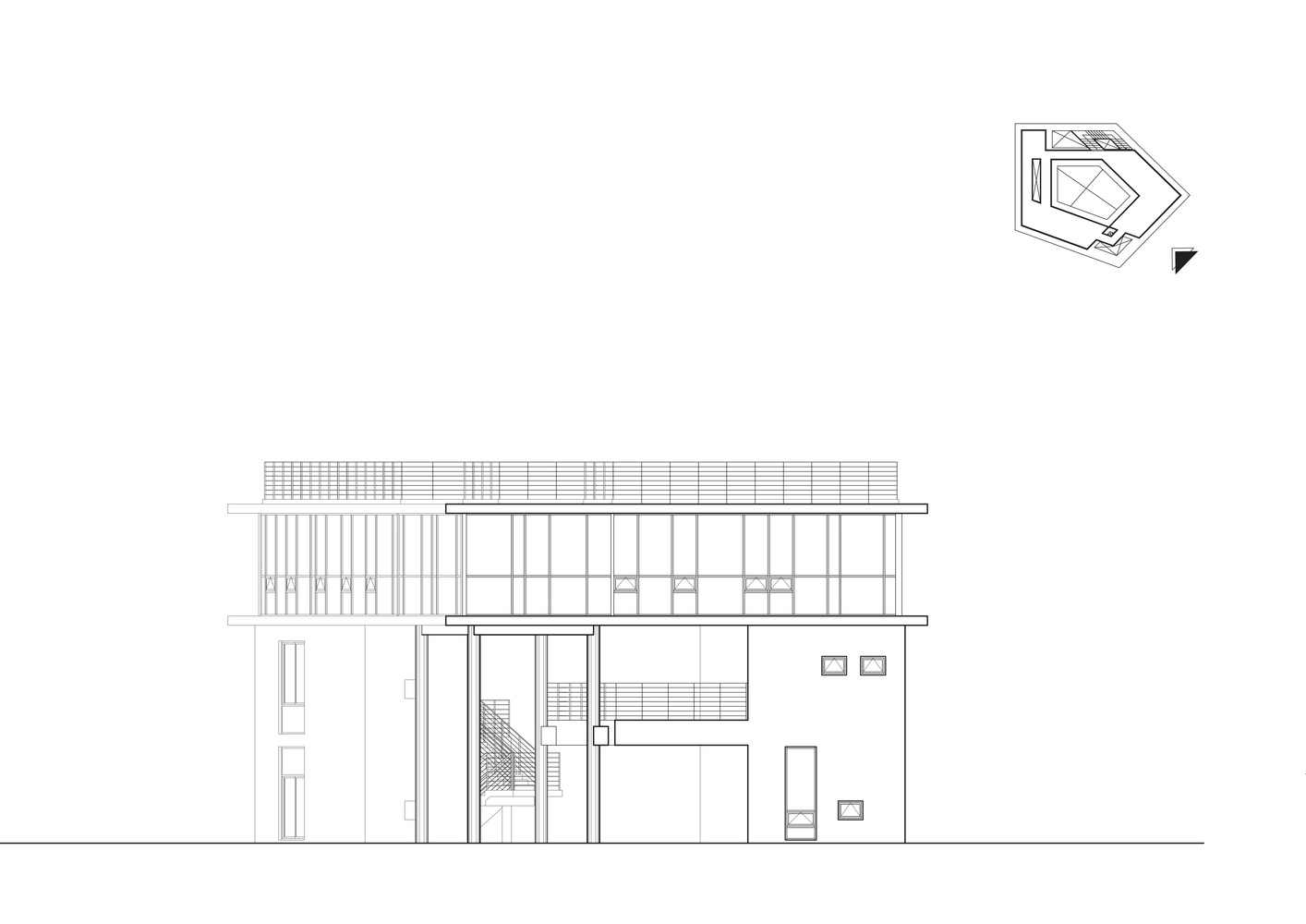 韩国日出之城的五边形商业建筑-48