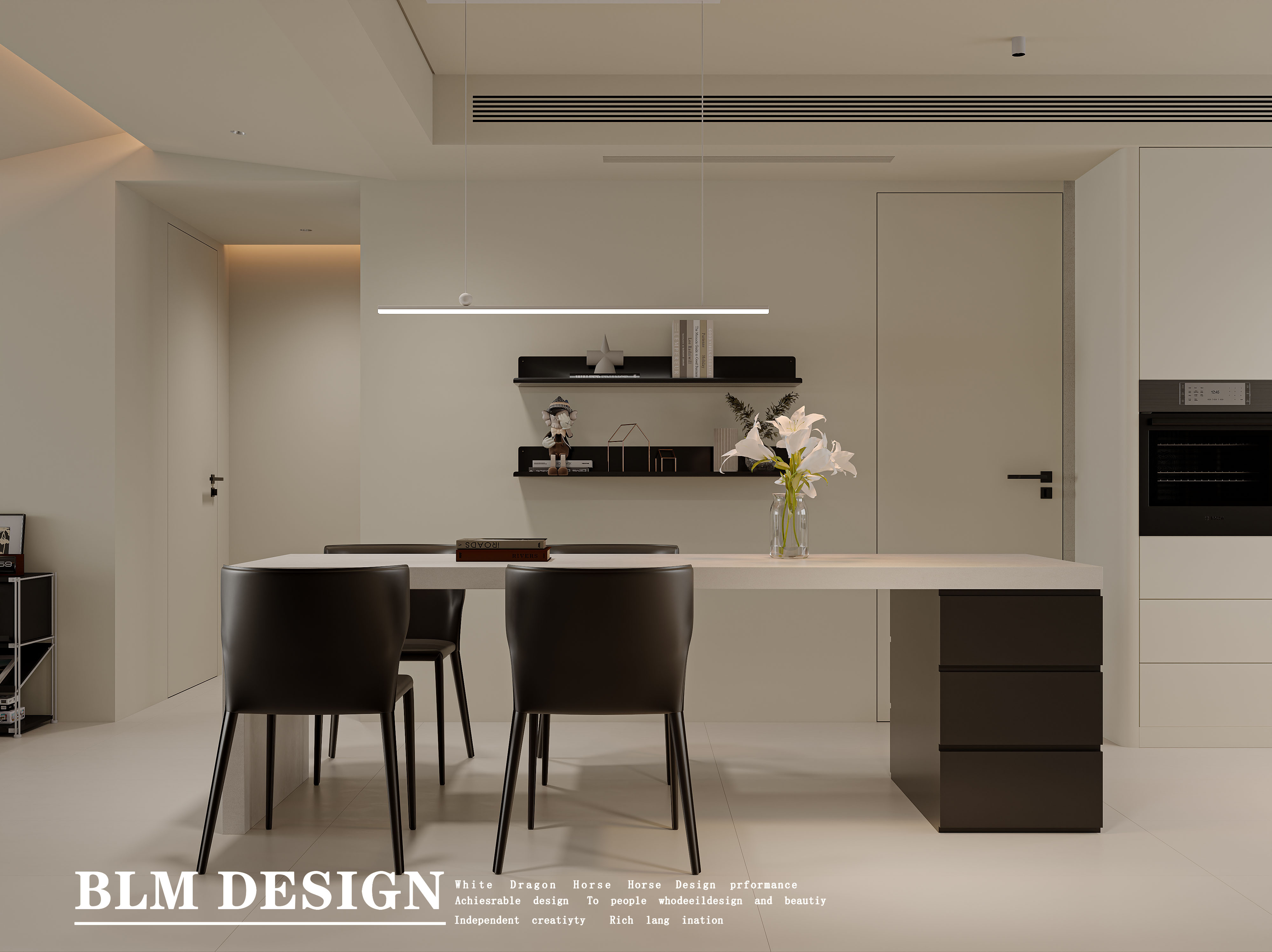 极简  白龙马效果图相关制作项目-10