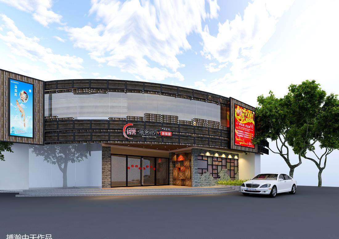 上海香逸江边渔乐餐厅室内设计-36